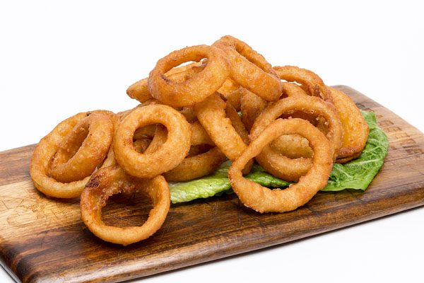 BEER-BATTERED ONION RINGS