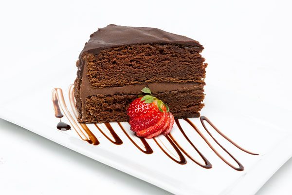 TRIPLE-CHOCOLATE CAKE