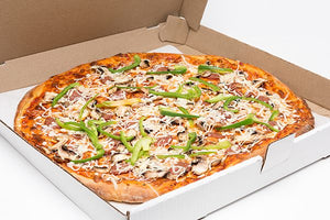all dressed pizza good pizza great pizza Imagine doing an all-dressed of this length without buddies. : r/GoodPizzaGreatPizza when they say make an