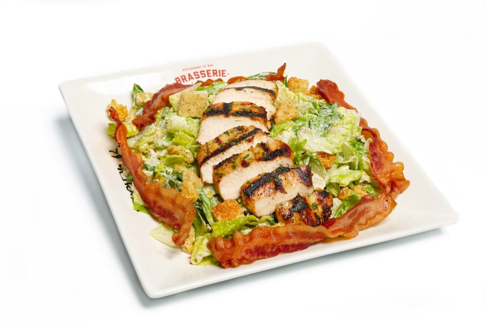 GRILLED CHICKEN & BACON CAESAR SALAD