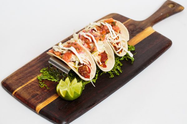 SRIRACHA COD TACOS