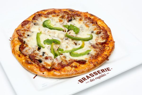 all dressed pizza good pizza great pizza SMALL ALL-DRESSED PIZZA – Brasserie Des Rapides